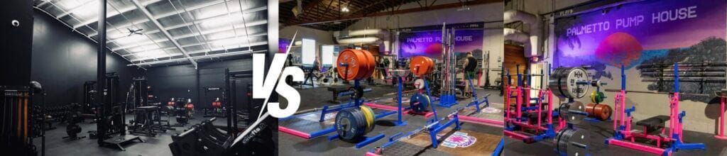 Palmetto Pump House vs average gym comparison - premium equipment Charleston SC