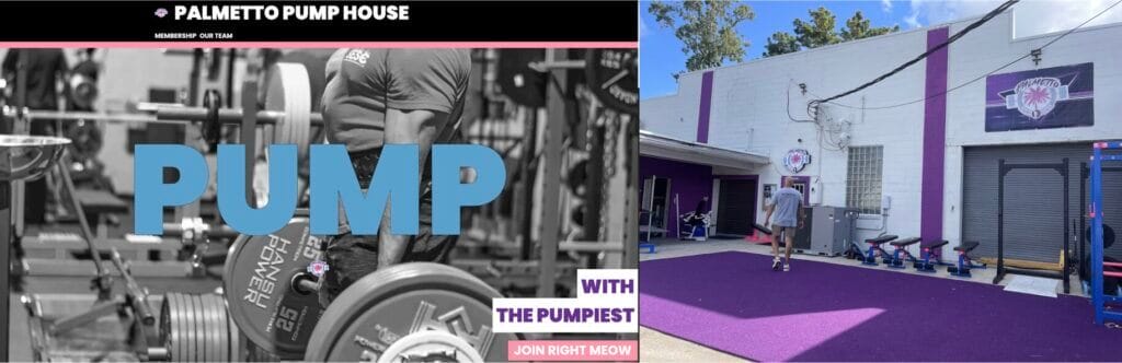 Palmetto Pump House gym equipment installations - powerlifting and bodybuilding