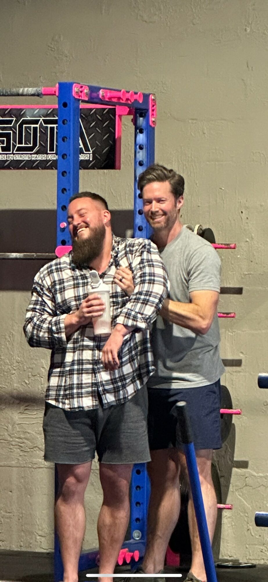 Palmetto Pump House workout area - strength training equipment Charleston