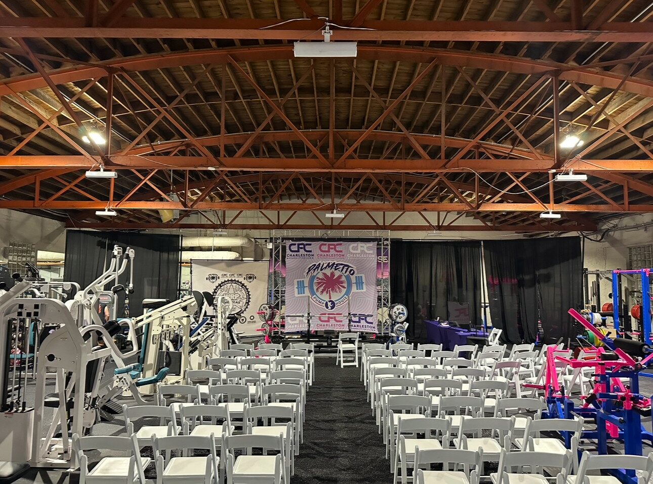 Palmetto Pump House gym interior - 24 hour gym Charleston SC