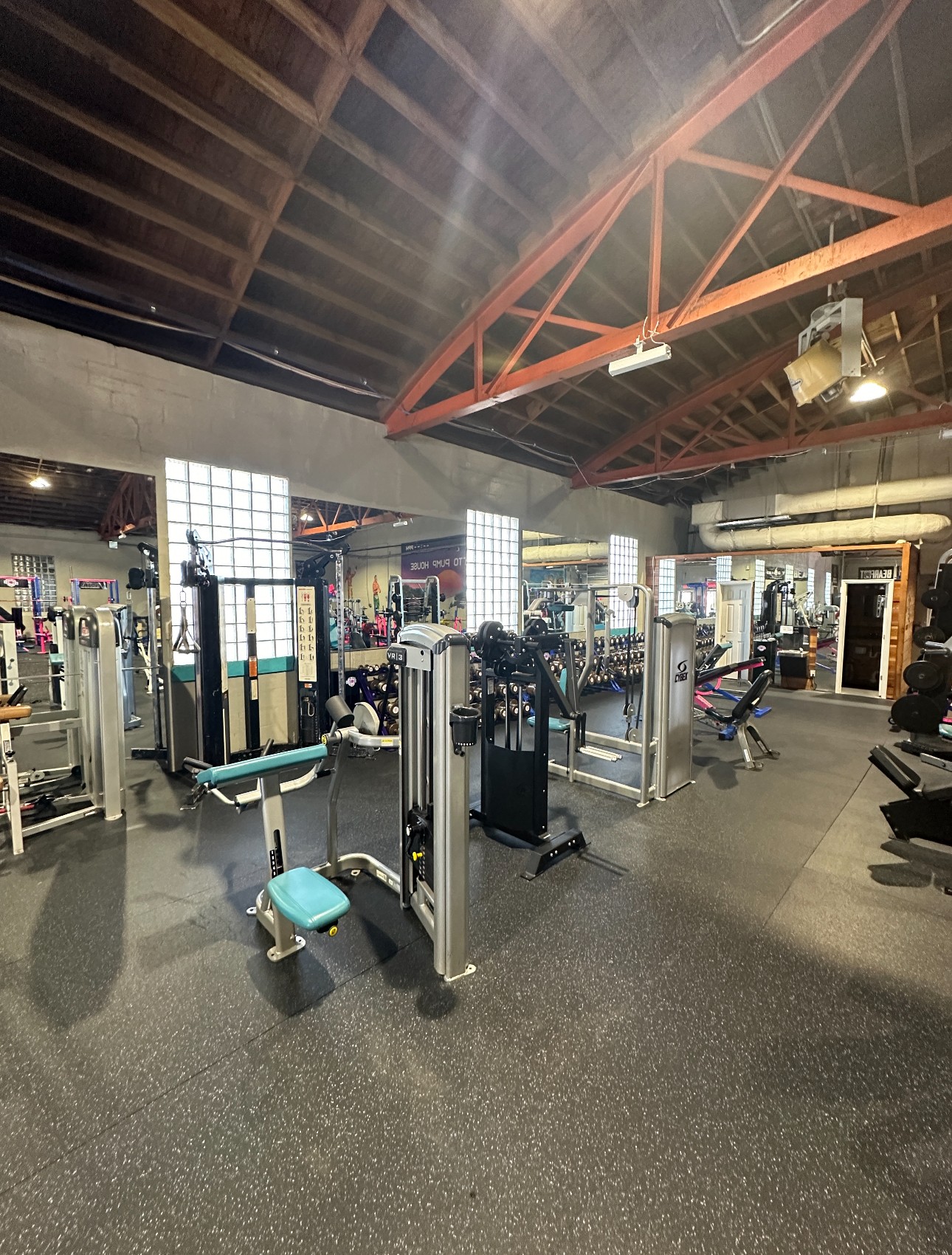 Palmetto Pump House weight room - best powerlifting gym Charleston SC