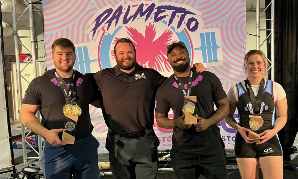 Palmetto Pump House member workout - bodybuilding training Charleston